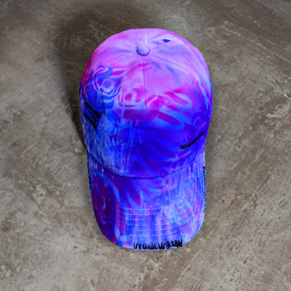 BLUE & PINK ROSES CAP