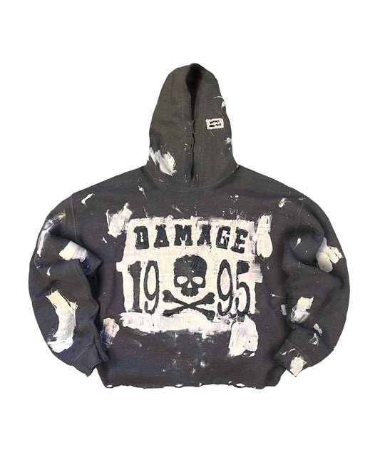 BLACK DESTROY CHAOS HOODIE