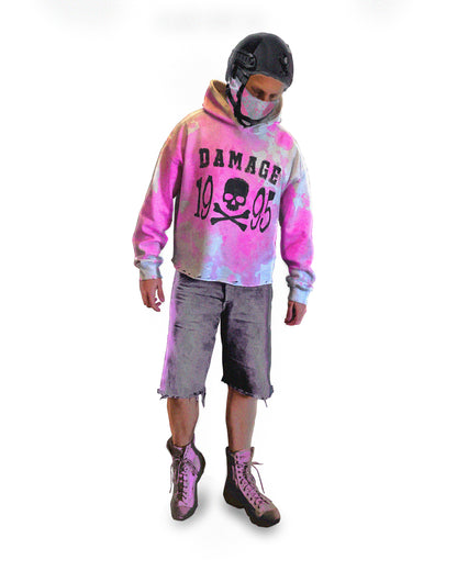 PINK CHAOS HOODIE