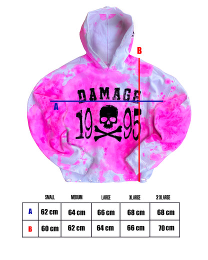 PINK CHAOS HOODIE