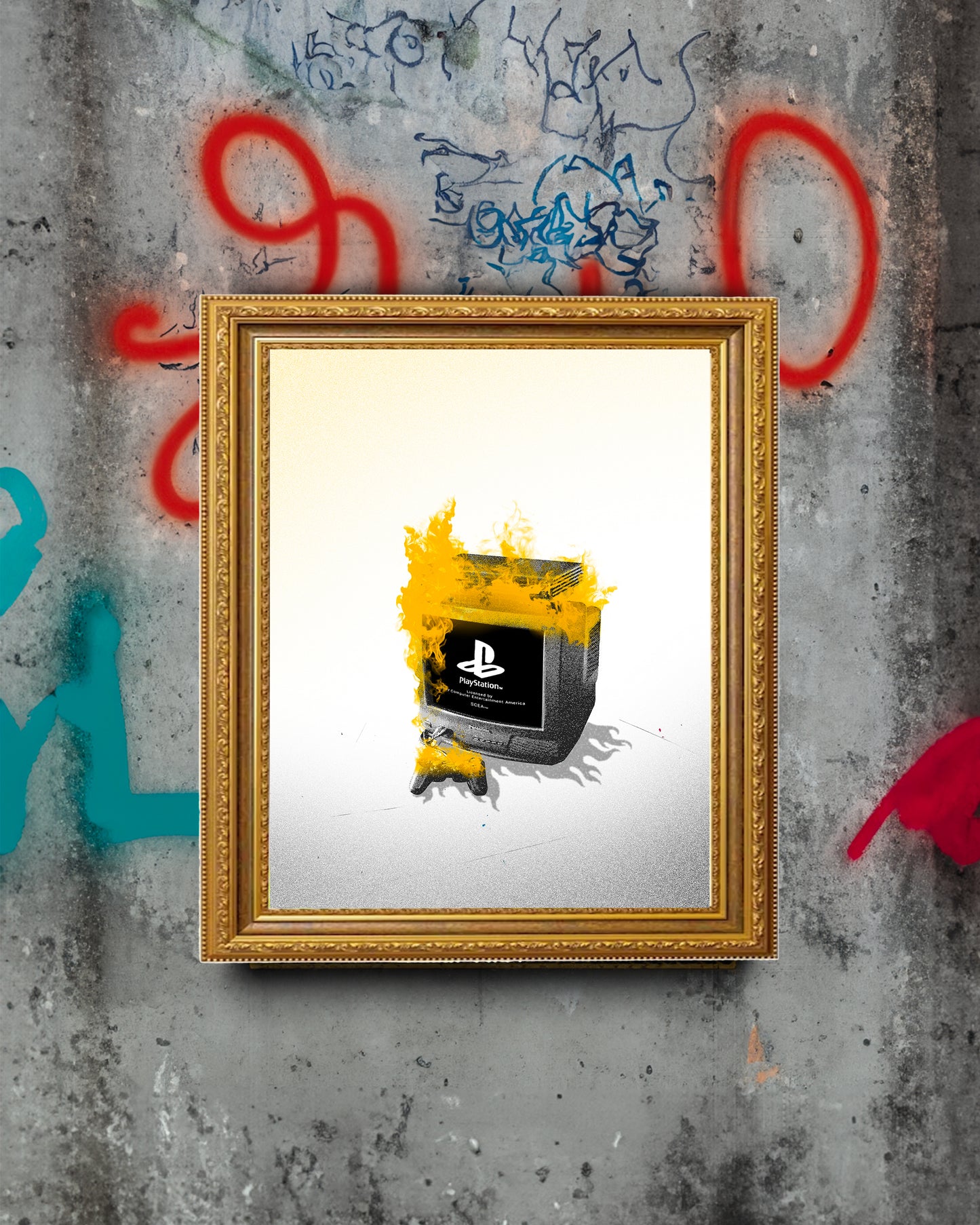 BURNING PS2 (PRINT)