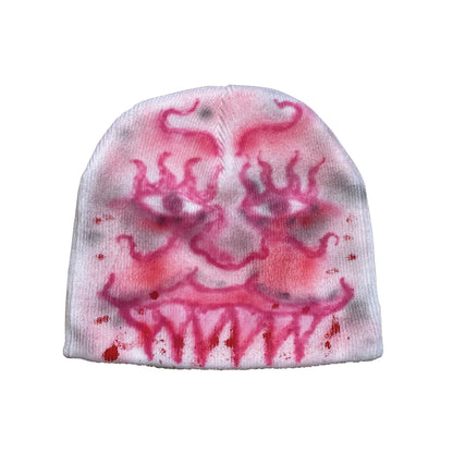 BEANIE AIRBRUSH SCARY FACE